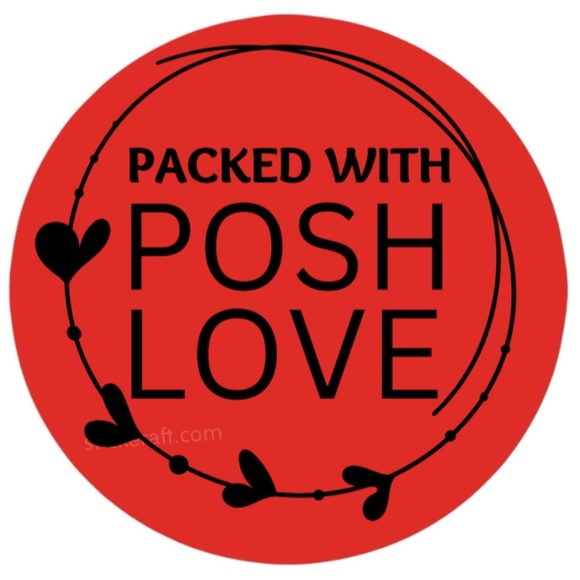 @Thank You Stickers for poshmark 2in round Shipping Supplies NWT - Picture 1 of 13